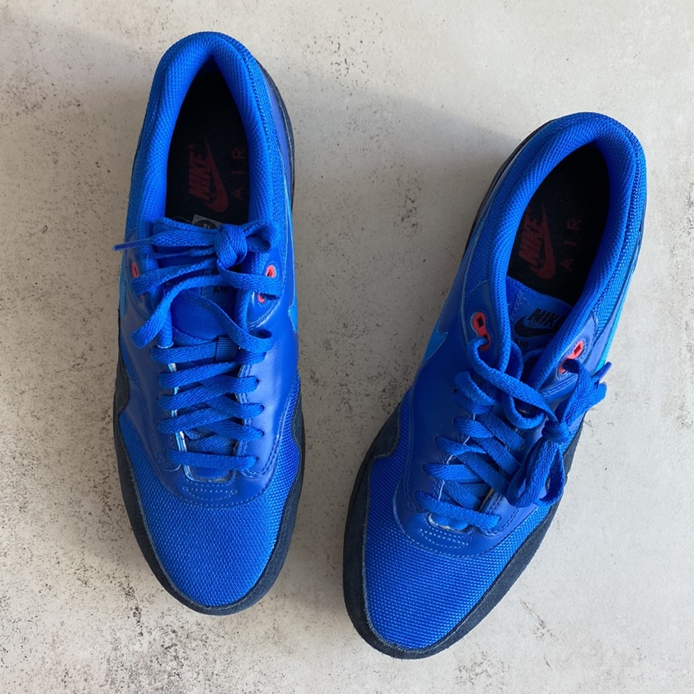 Men’s Nike ID AirMax Sneakers Blue Size 12 NWT